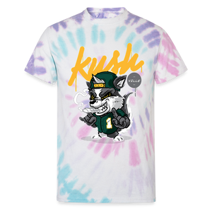 Kush Unisex Tie Dye T-Shirt - Pastel Spiral