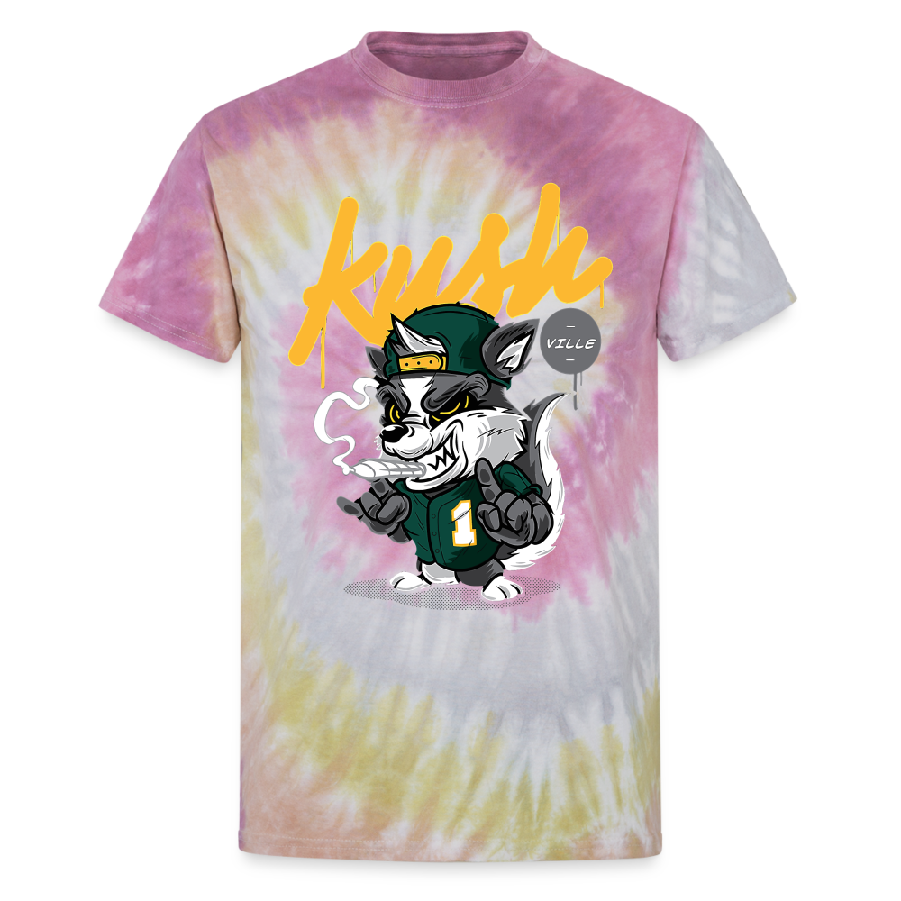 Kush Unisex Tie Dye T-Shirt - Desert Rose