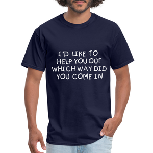 I'D LIKE TO HELP YOU OUT, Unisex Classic T-Shirt Unisex Classic T-Shirt - navy