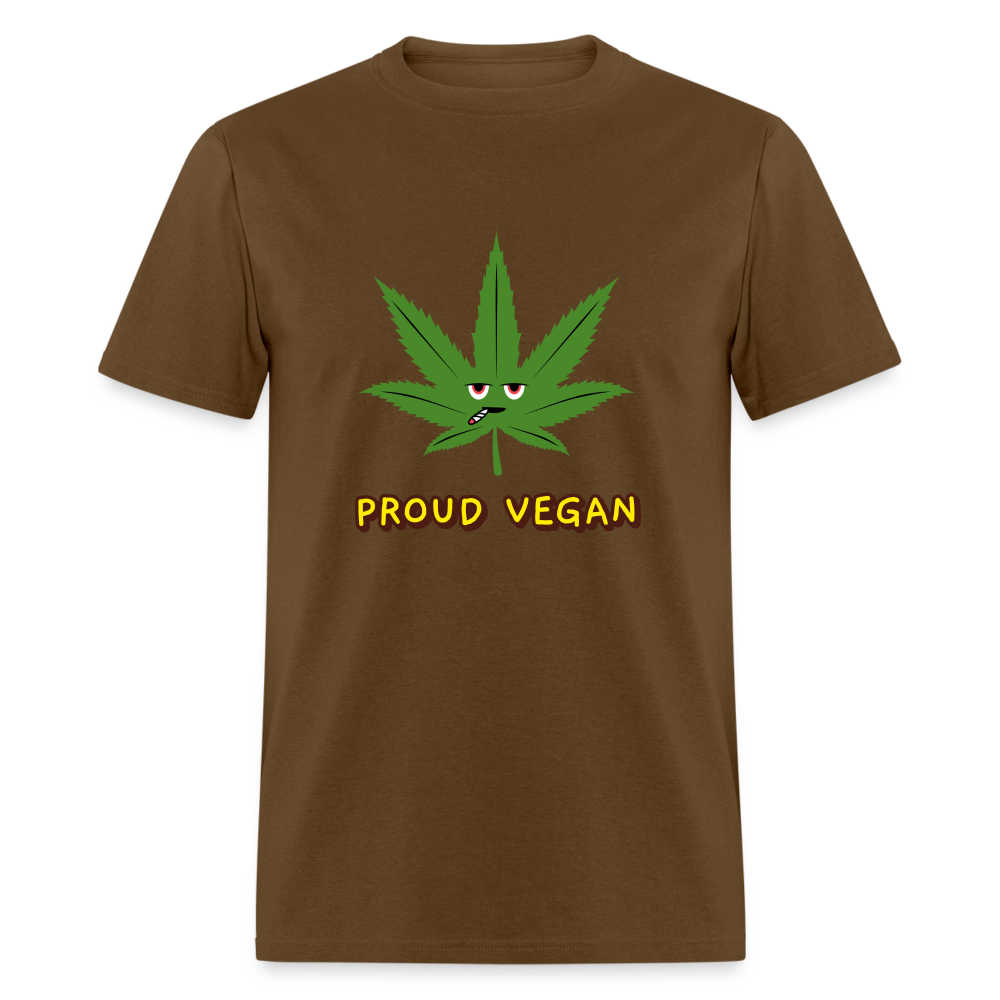 Proud Vegan Unisex Classic T-Shirt - brown