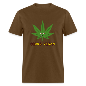 Proud Vegan Unisex Classic T-Shirt - brown