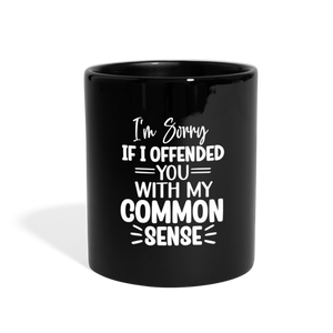 I'm Sorry if I offended you Full Color Mug - black