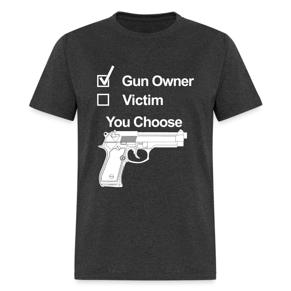 Gun Owner, Victim Unisex Classic T-Shirt - heather black