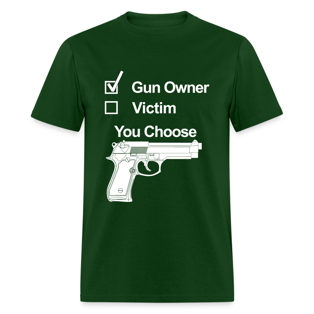 Gun Owner, Victim Unisex Classic T-Shirt - forest green