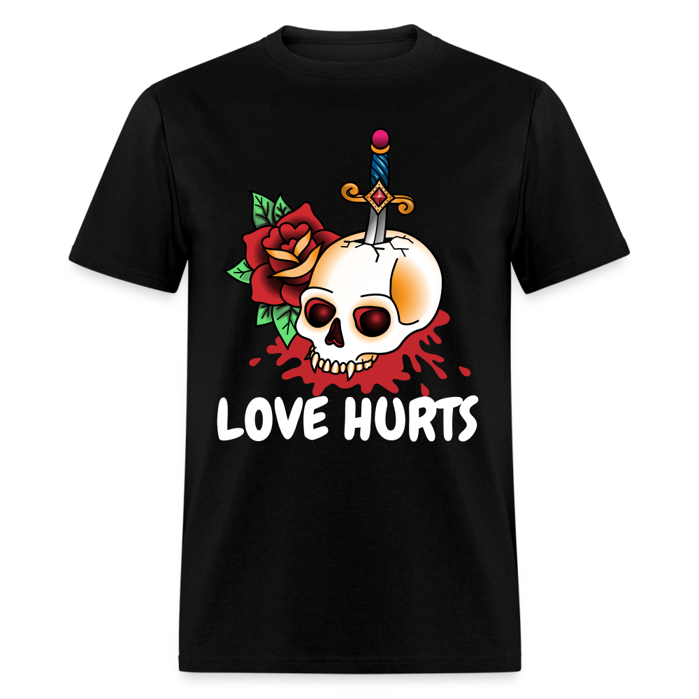 Love Hurts Unisex Classic T-Shirt - black