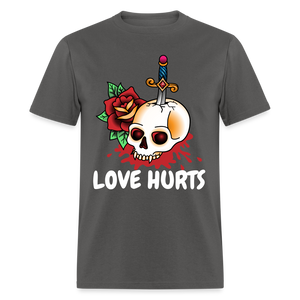 Love Hurts Unisex Classic T-Shirt - charcoal