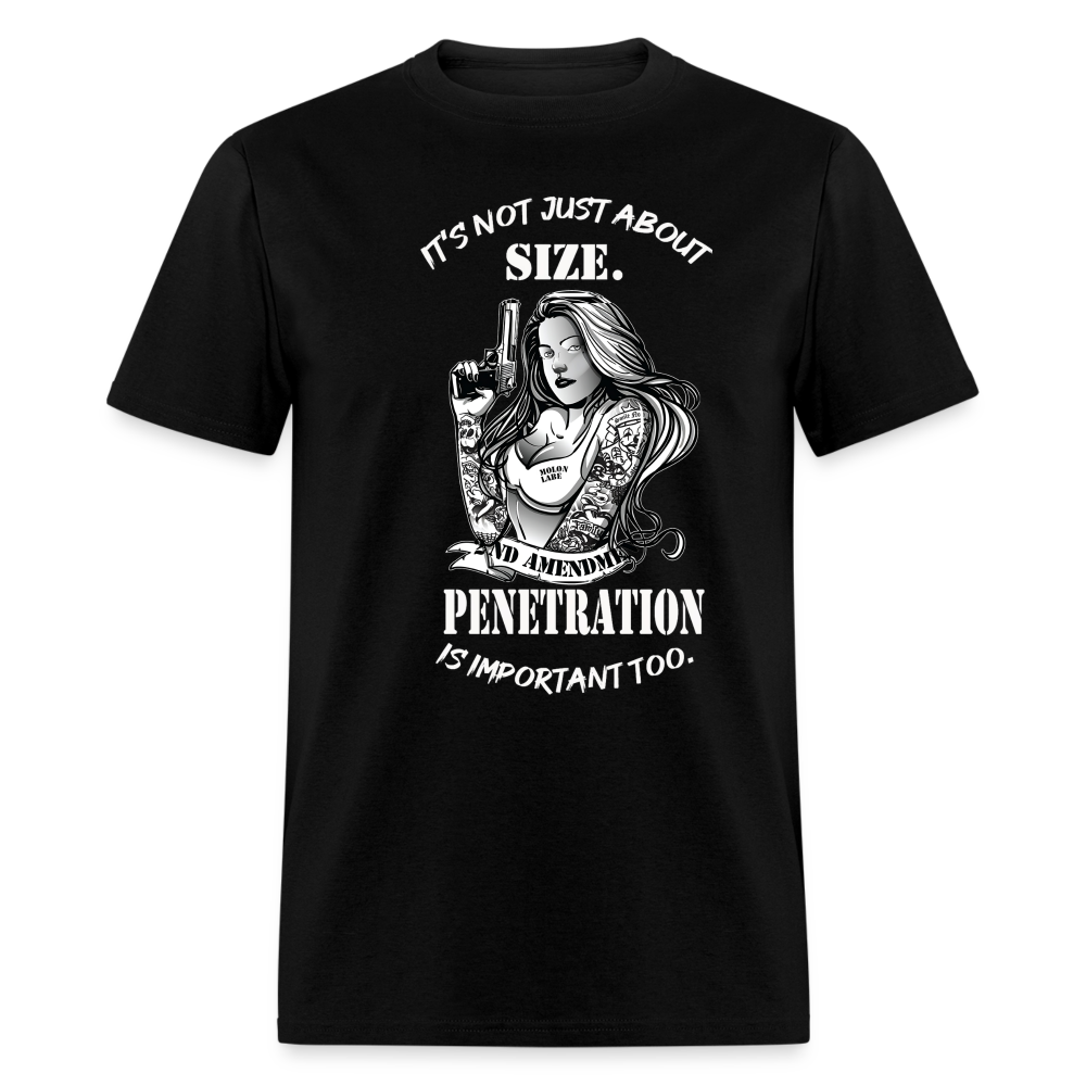 It's not just about size Unisex Classic T-Shirt - black