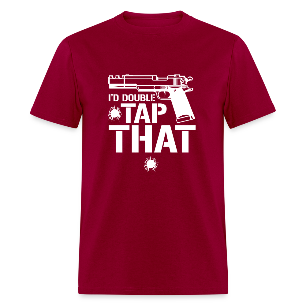 I'd Double Tap That Unisex Classic T-Shirt - dark red