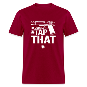 I'd Double Tap That Unisex Classic T-Shirt - dark red
