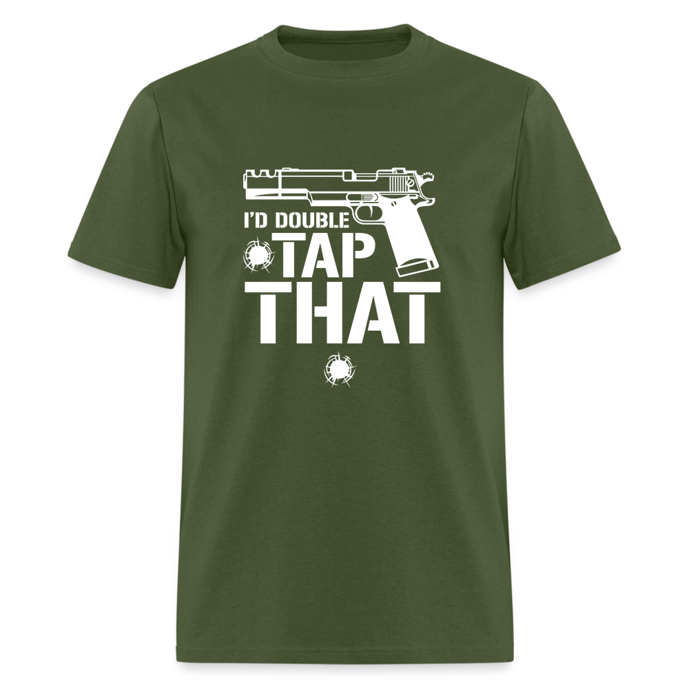 I'd Double Tap That Unisex Classic T-Shirt - military green