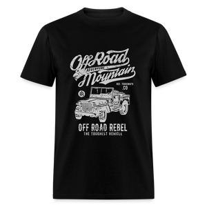 Off Road Mountain Adventure Unisex Classic T-Shirt - black