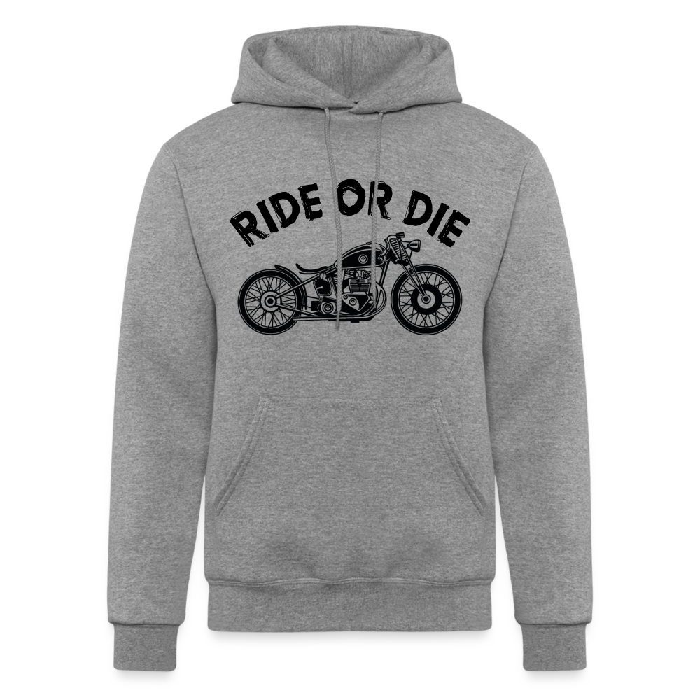 Ride Or Die Champion Unisex Powerblend Hoodie - heather gray