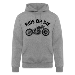 Ride Or Die Champion Unisex Powerblend Hoodie - heather gray