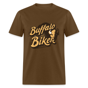 Buffalo Biker, Biker Unisex Classic T-Shirt - brown