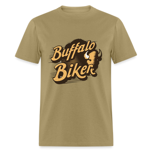 Buffalo Biker, Biker Unisex Classic T-Shirt - khaki