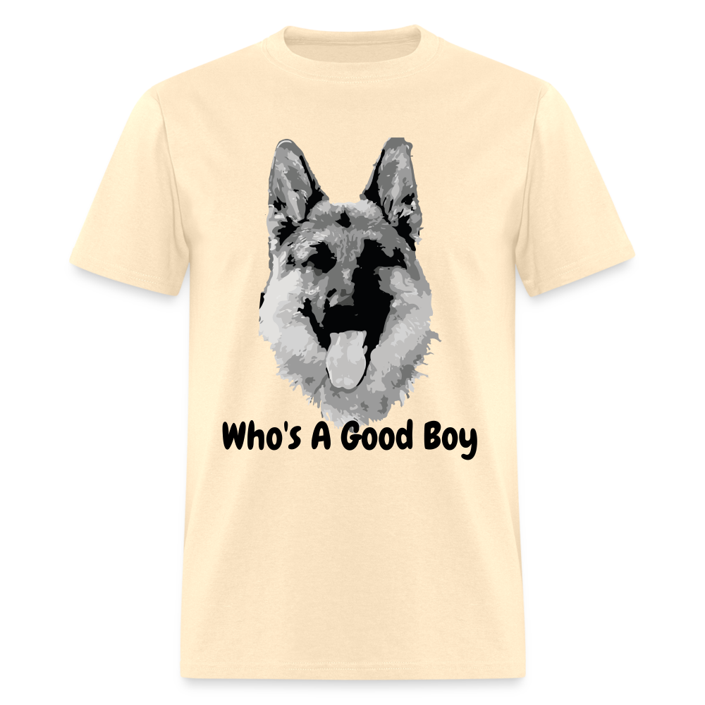 Who's A Good Boy Unisex Classic T-Shirt - natural