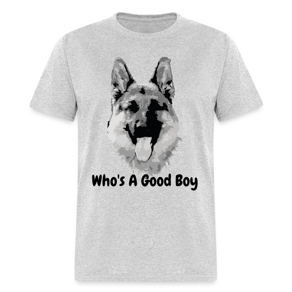 Who's A Good Boy Unisex Classic T-Shirt - heather gray
