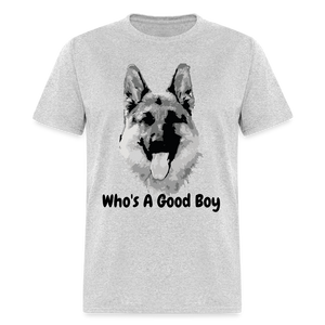 Who's A Good Boy Unisex Classic T-Shirt - heather gray