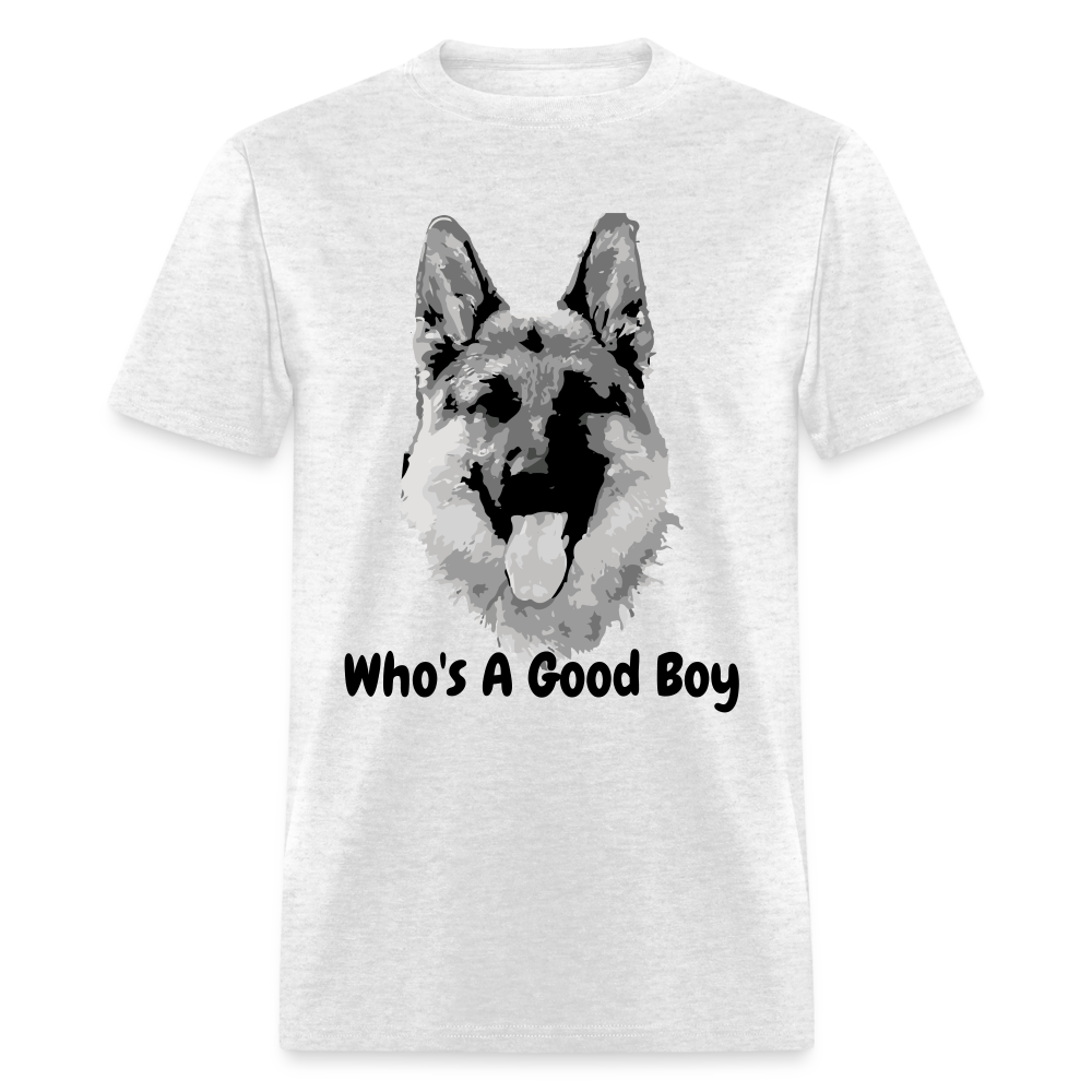 Who's A Good Boy Unisex Classic T-Shirt - light heather gray