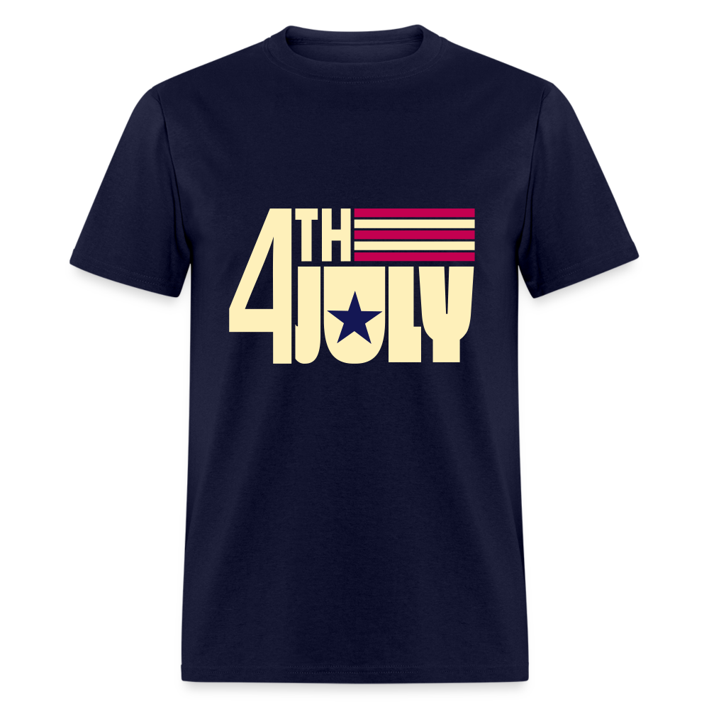 4th of July Unisex Classic T-Shirt - navy