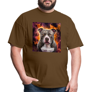 Pit bull Unisex Classic T-Shirt - brown