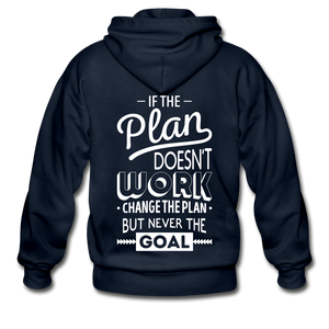 If the plan doesn't work, change the plan, but never the goal - navy