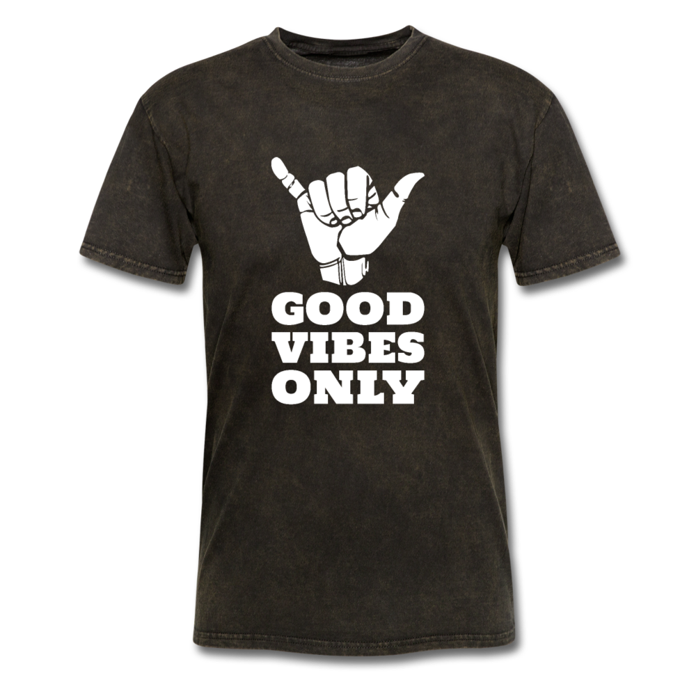 Good Vibes Only Men's T-Shirt - mineral black