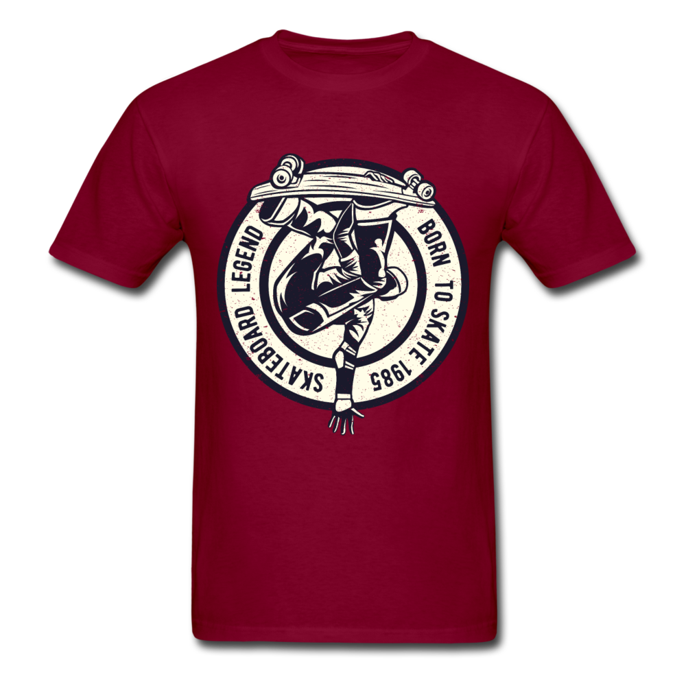 Born To Skate Unisex Classic T-Shirt - burgundy