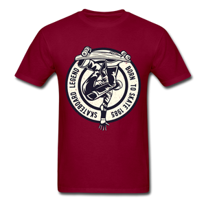 Born To Skate Unisex Classic T-Shirt - burgundy