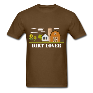 Dirt Lover Unisex Classic T-Shirt - brown