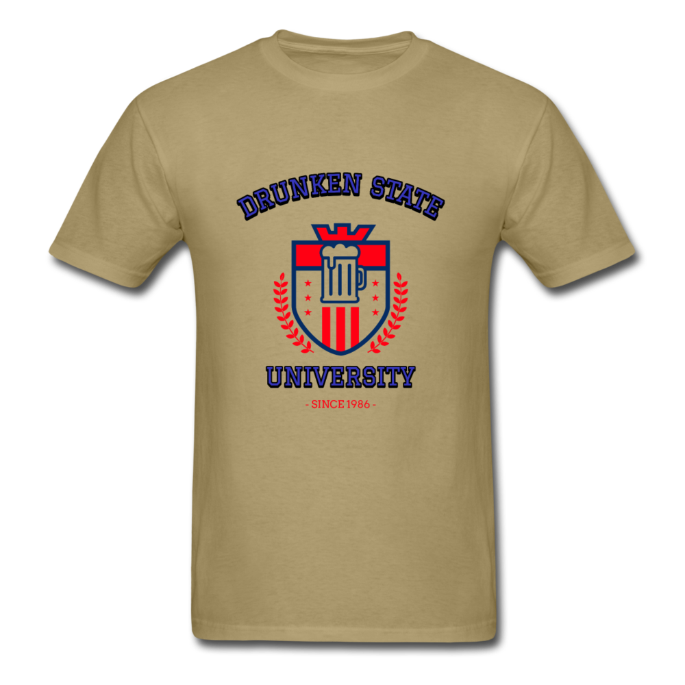 Drunken State University Party Unisex Classic T-Shirt - khaki
