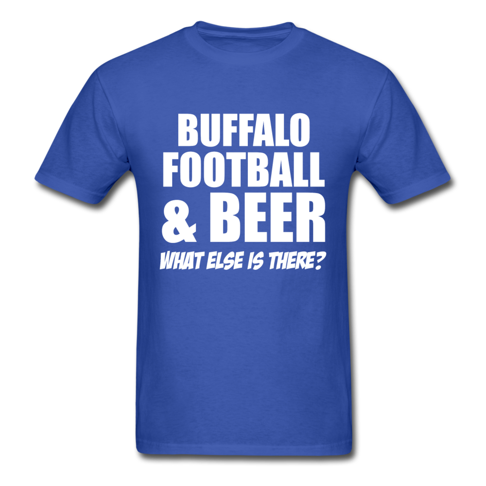 Buffalo Football And Beer Unisex Classic T-Shirt - royal blue