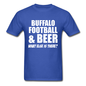 Buffalo Football And Beer Unisex Classic T-Shirt - royal blue