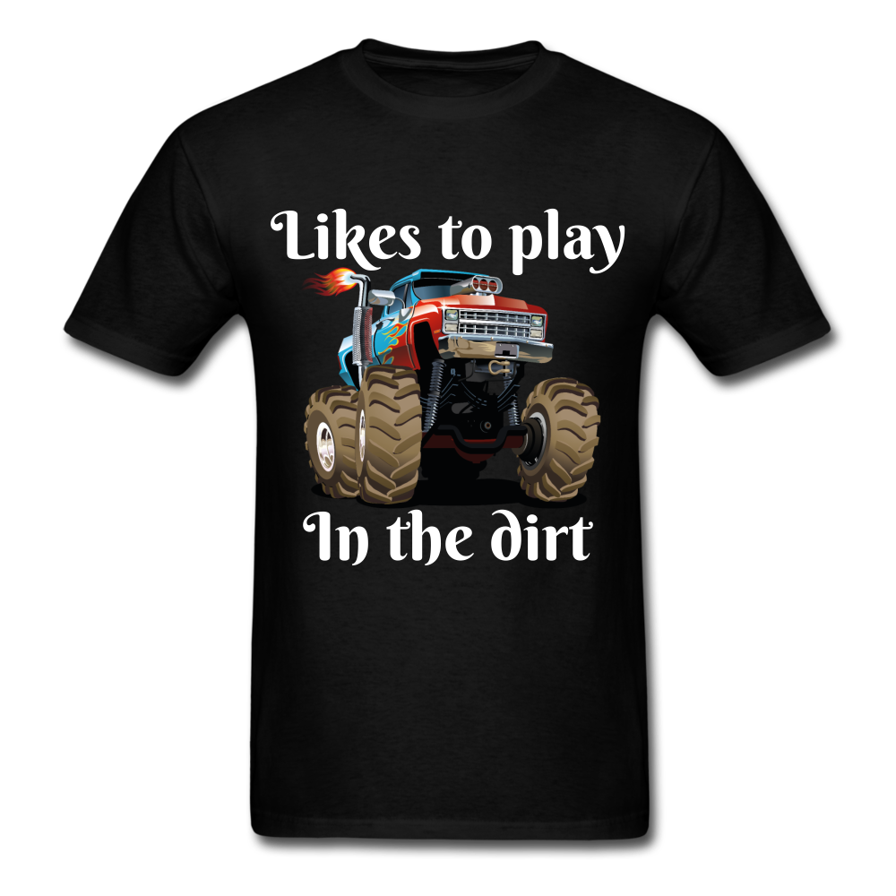 Likes to play, In the dirt Unisex Classic T-Shirt - black