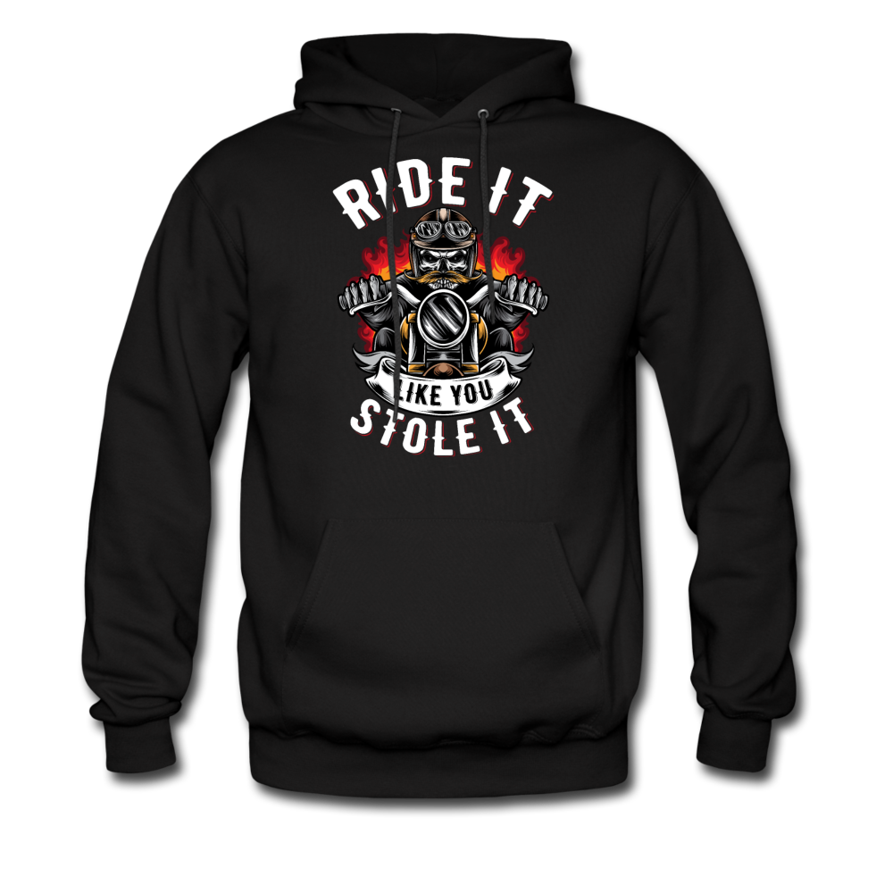 Ride it like you stole it Men's Hoodie - black