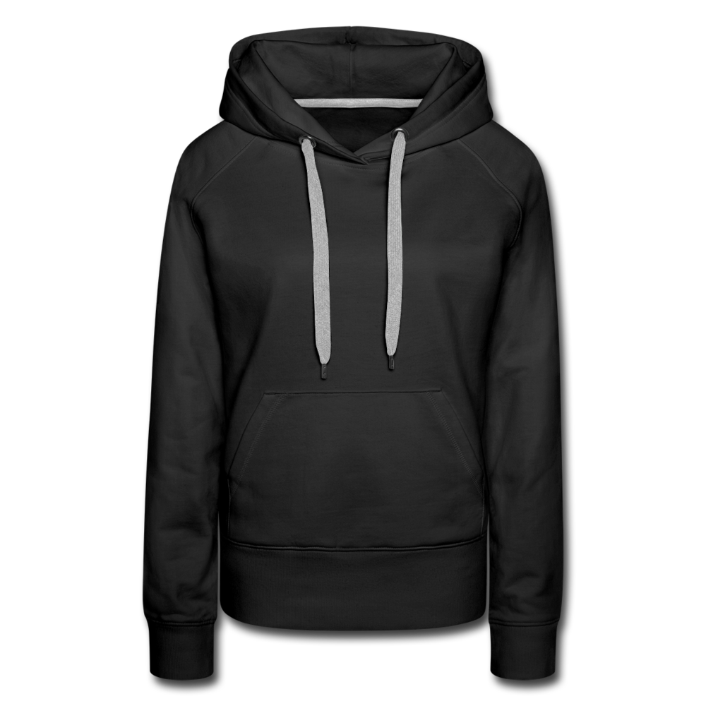 The distance between your dreams and reality is called action. Women’s Premium Hoodie - black
