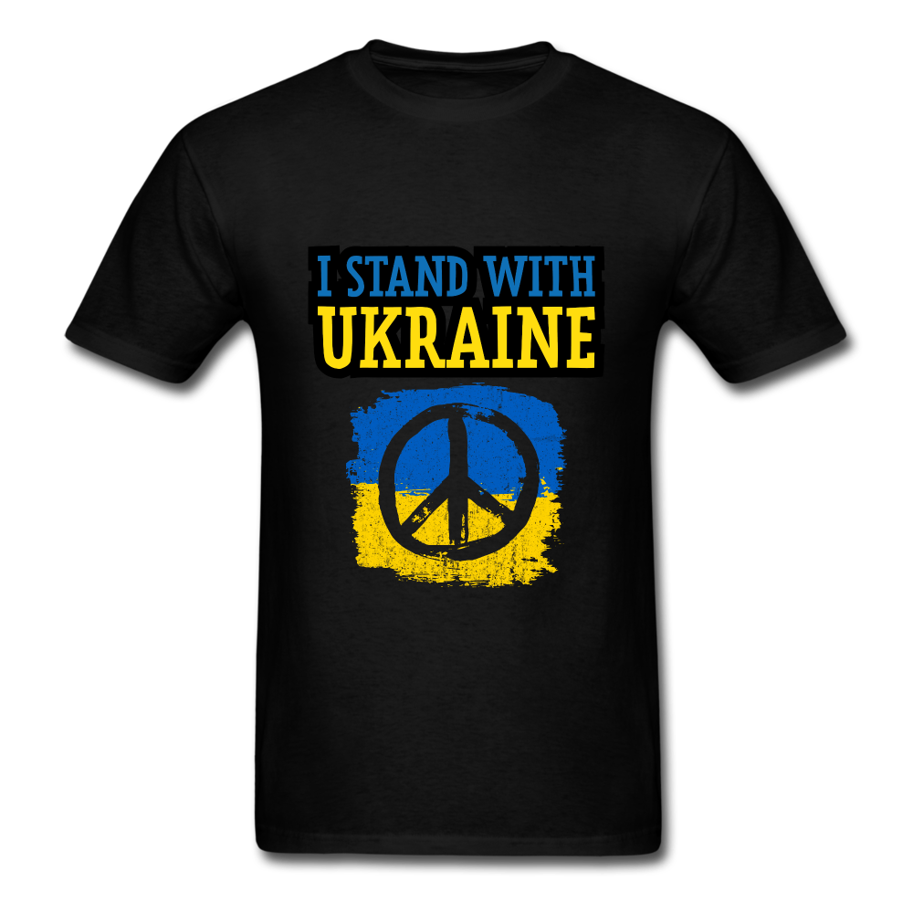 I Stand With Ukraine Unisex Classic T-Shirt - black