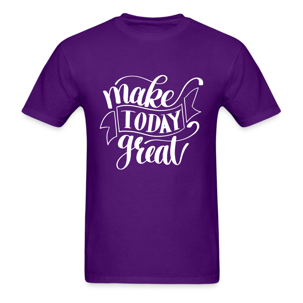 Make Today Great Unisex Classic T-Shirt - purple