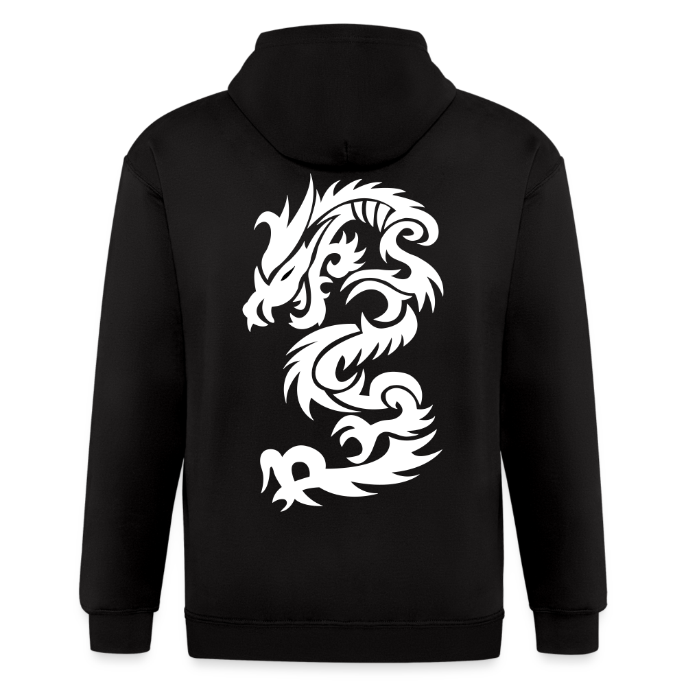 Dragon Men's Zip Hoodie - black